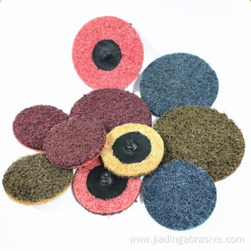 50mm 75mm nonwoven quick change disc for metal